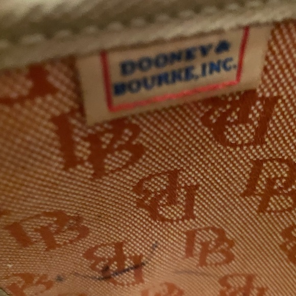 🔥QUICK SALE🔥Dooney & Bourke vintage orange canvas leather Satchel & dust bag - Picture 7 of 13